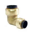 Tectite By Apollo 3/4 in. x 1/2 in. Brass Push-to-Connect 90-Degree Reducer Elbow FSBE3412